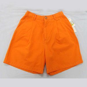 Ladies Pierre Cardin Orange Shorts Size 4 New!